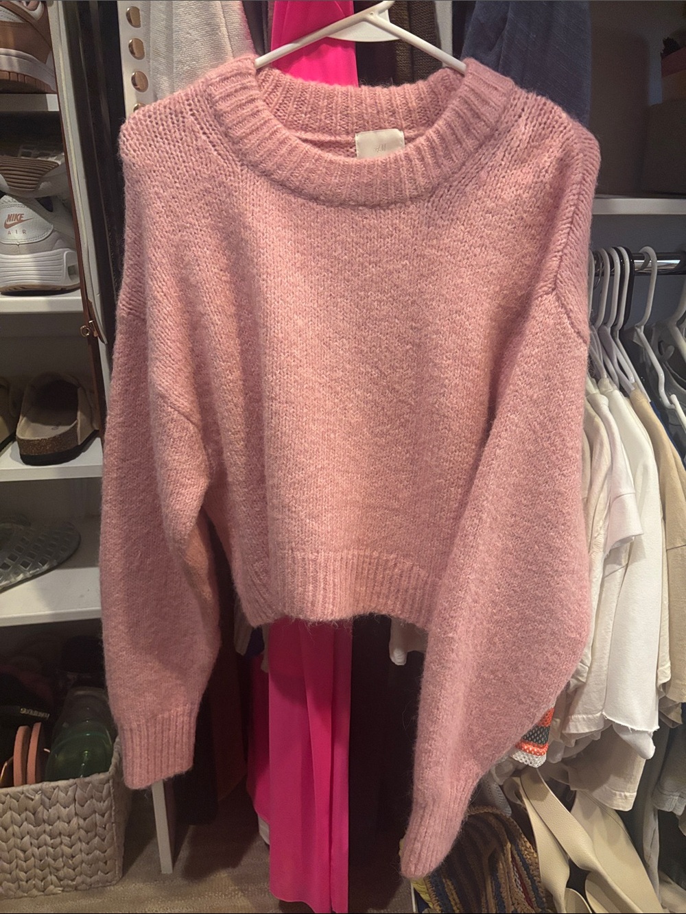 H&M Blush Pink Crewneck Sweater